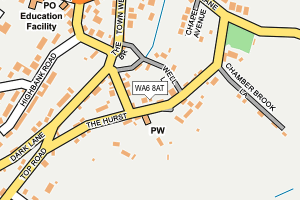 WA6 8AT map - OS OpenMap – Local (Ordnance Survey) WA6 8AT map - OS OpenMap – Local (Ordnance Survey)
