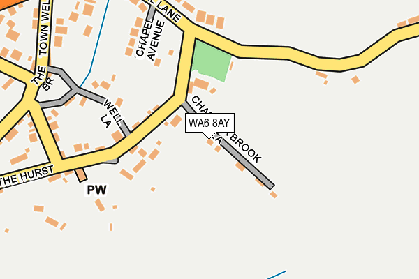WA6 8AY map - OS OpenMap – Local (Ordnance Survey) WA6 8AY map - OS OpenMap – Local (Ordnance Survey)