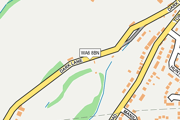 WA6 8BN map - OS OpenMap – Local (Ordnance Survey) WA6 8BN map - OS OpenMap – Local (Ordnance Survey)