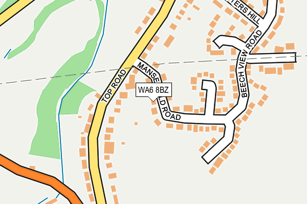 WA6 8BZ map - OS OpenMap – Local (Ordnance Survey) WA6 8BZ map - OS OpenMap – Local (Ordnance Survey)