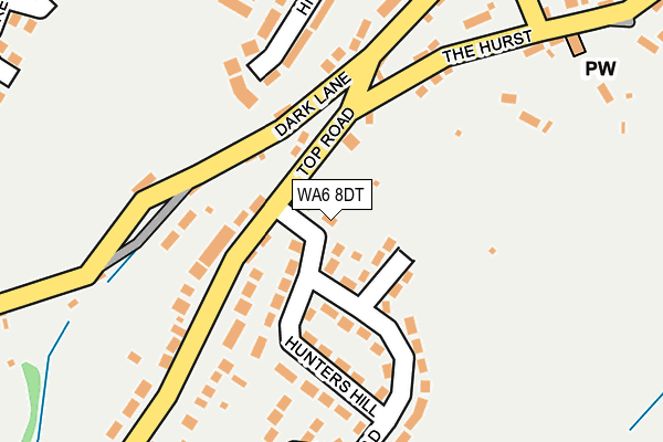 WA6 8DT map - OS OpenMap – Local (Ordnance Survey) WA6 8DT map - OS OpenMap – Local (Ordnance Survey)