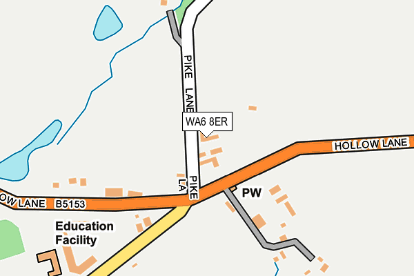 WA6 8ER map - OS OpenMap – Local (Ordnance Survey) WA6 8ER map - OS OpenMap – Local (Ordnance Survey)