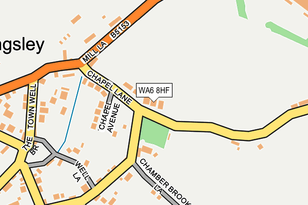 WA6 8HF map - OS OpenMap – Local (Ordnance Survey) WA6 8HF map - OS OpenMap – Local (Ordnance Survey)