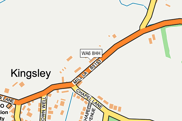 WA6 8HH map - OS OpenMap – Local (Ordnance Survey) WA6 8HH map - OS OpenMap – Local (Ordnance Survey)