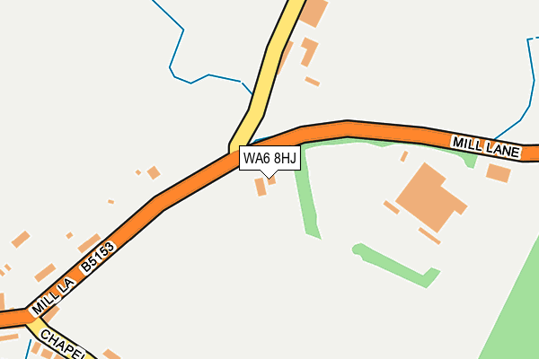 WA6 8HJ map - OS OpenMap – Local (Ordnance Survey) WA6 8HJ map - OS OpenMap – Local (Ordnance Survey)