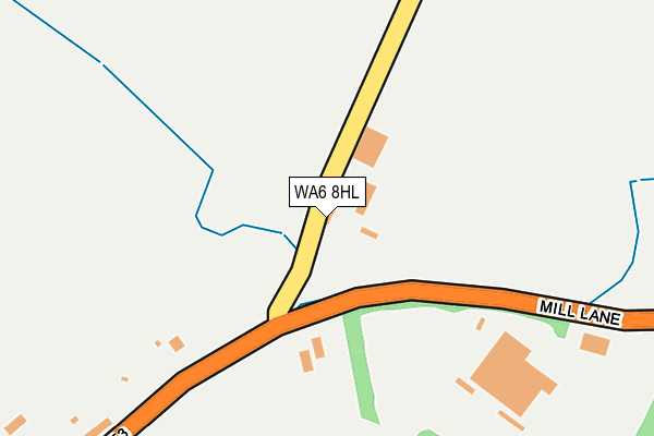 WA6 8HL map - OS OpenMap – Local (Ordnance Survey) WA6 8HL map - OS OpenMap – Local (Ordnance Survey)