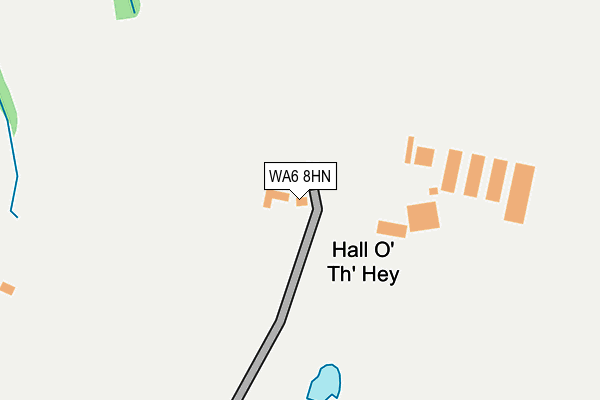 WA6 8HN map - OS OpenMap – Local (Ordnance Survey) WA6 8HN map - OS OpenMap – Local (Ordnance Survey)