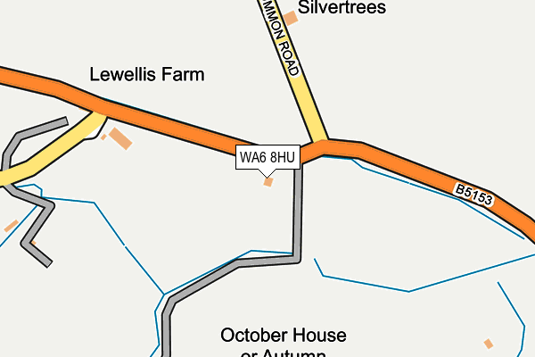 WA6 8HU map - OS OpenMap – Local (Ordnance Survey) WA6 8HU map - OS OpenMap – Local (Ordnance Survey)