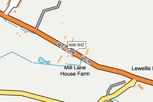 WA6 8HZ map - OS OpenMap – Local (Ordnance Survey) WA6 8HZ map - OS OpenMap – Local (Ordnance Survey)