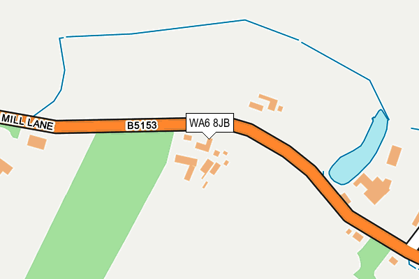 WA6 8JB map - OS OpenMap – Local (Ordnance Survey) WA6 8JB map - OS OpenMap – Local (Ordnance Survey)