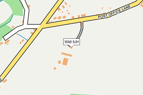 WA6 8JH map - OS OpenMap – Local (Ordnance Survey) WA6 8JH map - OS OpenMap – Local (Ordnance Survey)