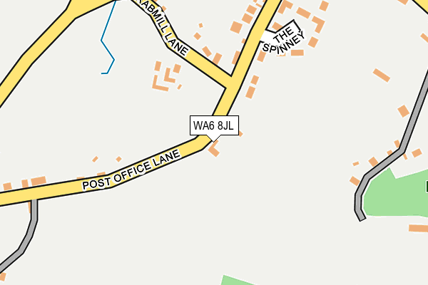 WA6 8JL map - OS OpenMap – Local (Ordnance Survey) WA6 8JL map - OS OpenMap – Local (Ordnance Survey)