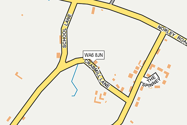 WA6 8JN map - OS OpenMap – Local (Ordnance Survey) WA6 8JN map - OS OpenMap – Local (Ordnance Survey)