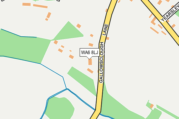 WA6 8LJ map - OS OpenMap – Local (Ordnance Survey) WA6 8LJ map - OS OpenMap – Local (Ordnance Survey)