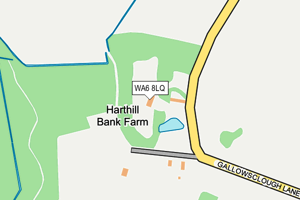 WA6 8LQ map - OS OpenMap – Local (Ordnance Survey) WA6 8LQ map - OS OpenMap – Local (Ordnance Survey)