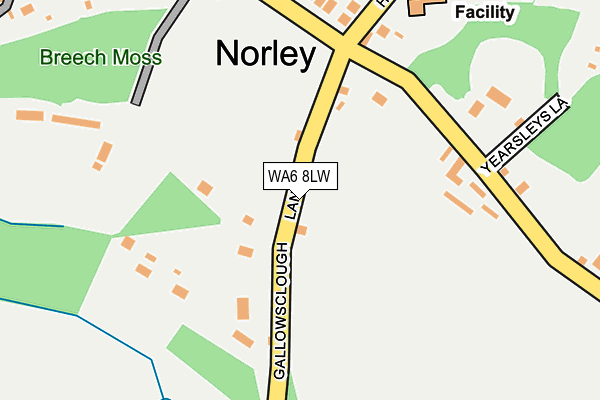 WA6 8LW map - OS OpenMap – Local (Ordnance Survey) WA6 8LW map - OS OpenMap – Local (Ordnance Survey)