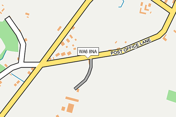 WA6 8NA map - OS OpenMap – Local (Ordnance Survey) WA6 8NA map - OS OpenMap – Local (Ordnance Survey)