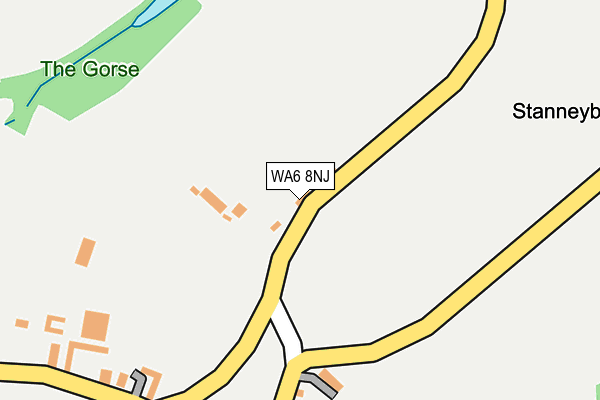 WA6 8NJ map - OS OpenMap – Local (Ordnance Survey) WA6 8NJ map - OS OpenMap – Local (Ordnance Survey)