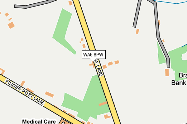 WA6 8PW map - OS OpenMap – Local (Ordnance Survey) WA6 8PW map - OS OpenMap – Local (Ordnance Survey)