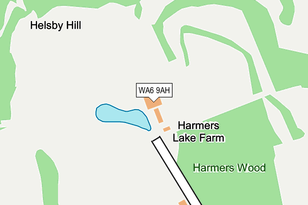 WA6 9AH map - OS OpenMap – Local (Ordnance Survey) WA6 9AH map - OS OpenMap – Local (Ordnance Survey)