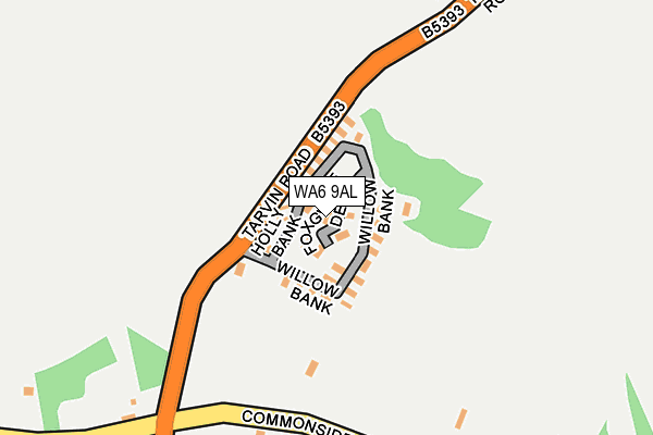 WA6 9AL map - OS OpenMap – Local (Ordnance Survey) WA6 9AL map - OS OpenMap – Local (Ordnance Survey)