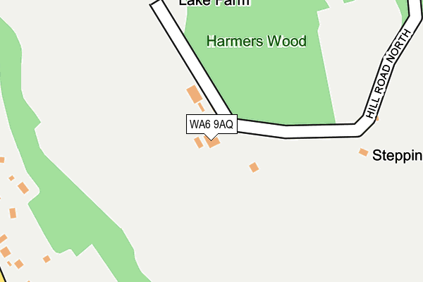 WA6 9AQ map - OS OpenMap – Local (Ordnance Survey) WA6 9AQ map - OS OpenMap – Local (Ordnance Survey)