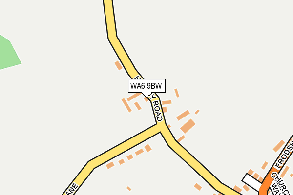 WA6 9BW map - OS OpenMap – Local (Ordnance Survey) WA6 9BW map - OS OpenMap – Local (Ordnance Survey)