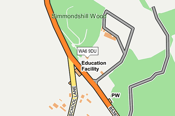 WA6 9DU map - OS OpenMap – Local (Ordnance Survey) WA6 9DU map - OS OpenMap – Local (Ordnance Survey)