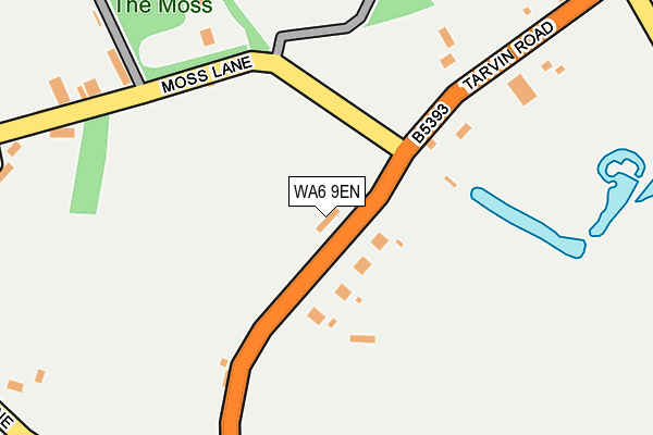WA6 9EN map - OS OpenMap – Local (Ordnance Survey) WA6 9EN map - OS OpenMap – Local (Ordnance Survey)