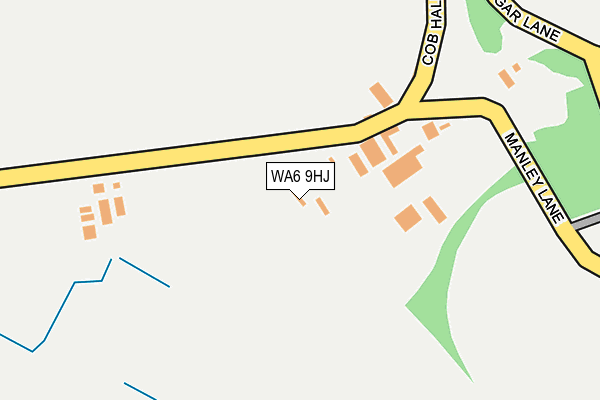 WA6 9HJ map - OS OpenMap – Local (Ordnance Survey) WA6 9HJ map - OS OpenMap – Local (Ordnance Survey)