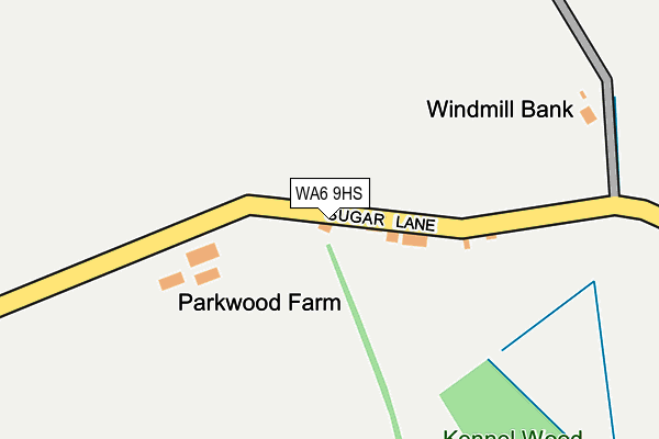 WA6 9HS map - OS OpenMap – Local (Ordnance Survey) WA6 9HS map - OS OpenMap – Local (Ordnance Survey)