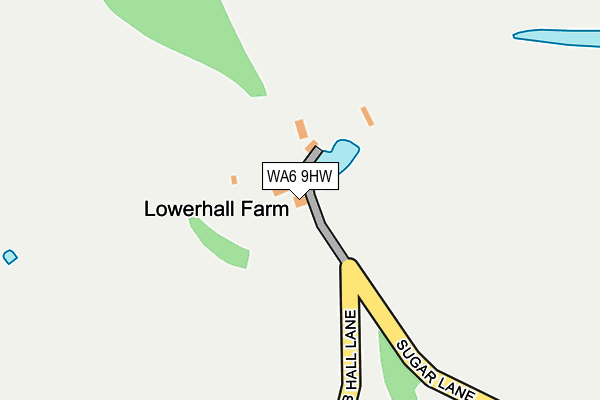 WA6 9HW map - OS OpenMap – Local (Ordnance Survey) WA6 9HW map - OS OpenMap – Local (Ordnance Survey)