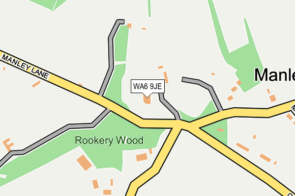 WA6 9JE map - OS OpenMap – Local (Ordnance Survey) WA6 9JE map - OS OpenMap – Local (Ordnance Survey)