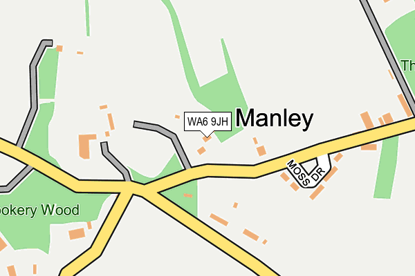 WA6 9JH map - OS OpenMap – Local (Ordnance Survey) WA6 9JH map - OS OpenMap – Local (Ordnance Survey)