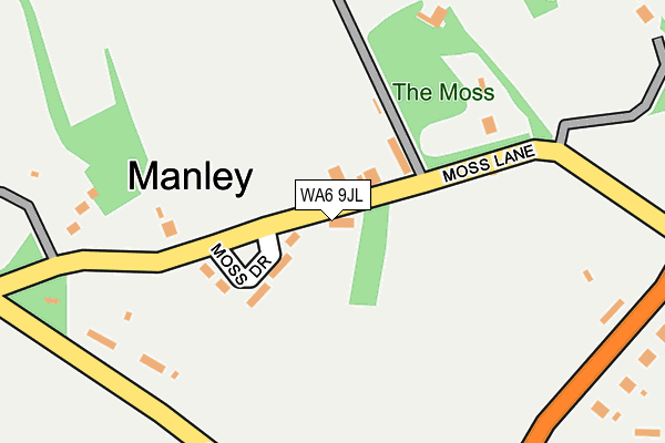 WA6 9JL map - OS OpenMap – Local (Ordnance Survey) WA6 9JL map - OS OpenMap – Local (Ordnance Survey)