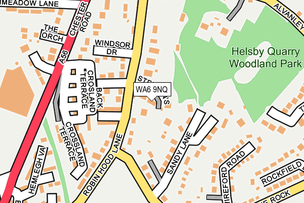 WA6 9NQ map - OS OpenMap – Local (Ordnance Survey) WA6 9NQ map - OS OpenMap – Local (Ordnance Survey)