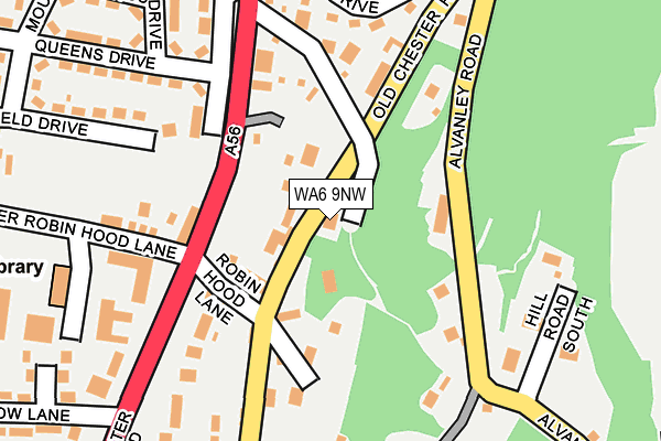 WA6 9NW map - OS OpenMap – Local (Ordnance Survey) WA6 9NW map - OS OpenMap – Local (Ordnance Survey)