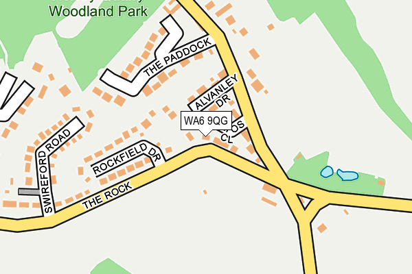 WA6 9QG map - OS OpenMap – Local (Ordnance Survey) WA6 9QG map - OS OpenMap – Local (Ordnance Survey)