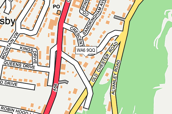 WA6 9QQ map - OS OpenMap – Local (Ordnance Survey) WA6 9QQ map - OS OpenMap – Local (Ordnance Survey)