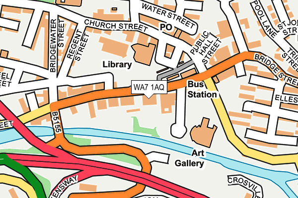 WA7 1AQ map - OS OpenMap – Local (Ordnance Survey) WA7 1AQ map - OS OpenMap – Local (Ordnance Survey)