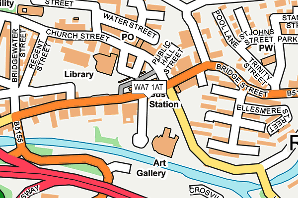 WA7 1AT map - OS OpenMap – Local (Ordnance Survey) WA7 1AT map - OS OpenMap – Local (Ordnance Survey)