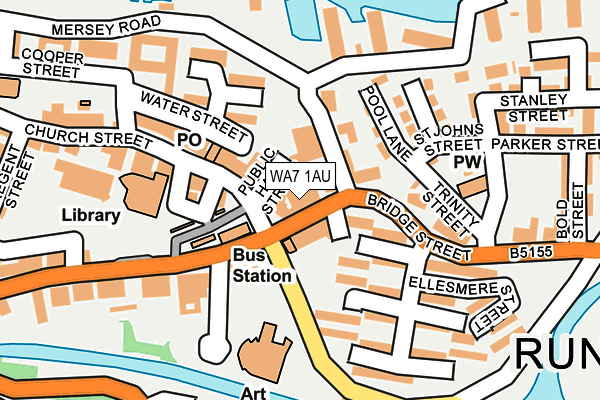 WA7 1AU map - OS OpenMap – Local (Ordnance Survey) WA7 1AU map - OS OpenMap – Local (Ordnance Survey)