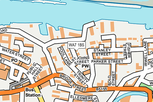 WA7 1BS map - OS OpenMap – Local (Ordnance Survey) WA7 1BS map - OS OpenMap – Local (Ordnance Survey)