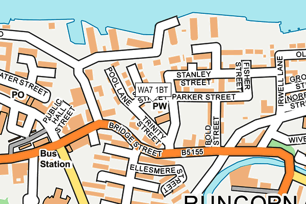 WA7 1BT map - OS OpenMap – Local (Ordnance Survey) WA7 1BT map - OS OpenMap – Local (Ordnance Survey)