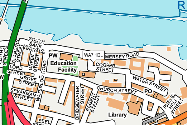 WA7 1DL map - OS OpenMap – Local (Ordnance Survey) WA7 1DL map - OS OpenMap – Local (Ordnance Survey)