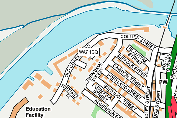 WA7 1GQ map - OS OpenMap – Local (Ordnance Survey) WA7 1GQ map - OS OpenMap – Local (Ordnance Survey)