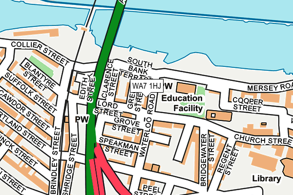 WA7 1HJ map - OS OpenMap – Local (Ordnance Survey) WA7 1HJ map - OS OpenMap – Local (Ordnance Survey)