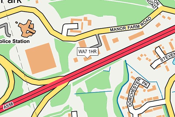 WA7 1HR map - OS OpenMap – Local (Ordnance Survey) WA7 1HR map - OS OpenMap – Local (Ordnance Survey)