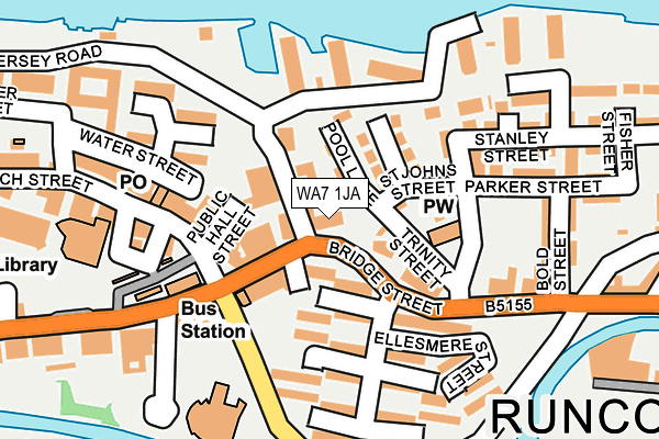 WA7 1JA map - OS OpenMap – Local (Ordnance Survey) WA7 1JA map - OS OpenMap – Local (Ordnance Survey)