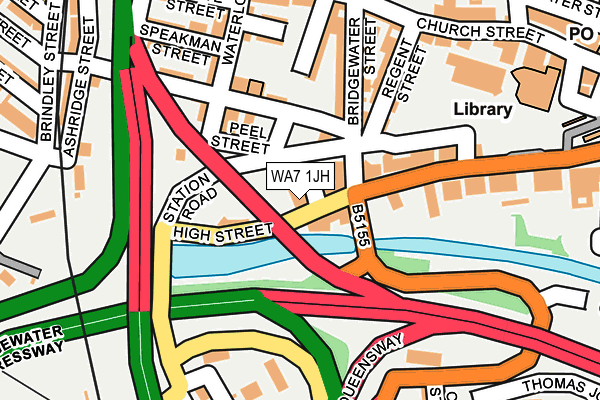 WA7 1JH map - OS OpenMap – Local (Ordnance Survey) WA7 1JH map - OS OpenMap – Local (Ordnance Survey)
